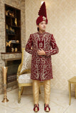 Mehroon Sherwani