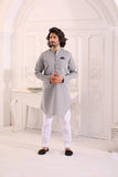 Grey Douted Kurta
