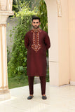 Dark Maroon Kurta Pajama