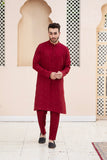 Red Kurta Pajama