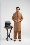 Golden shalwar kameez