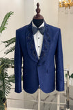'Blue Marino' Tuxedo Suit