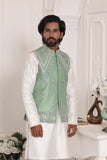 Pista Green Waistcoat