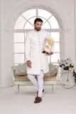 Off white sherwani