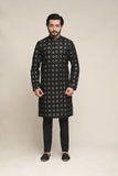 Black Net Kurta
