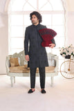 Black sherwani