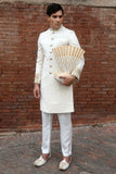 Off white sherwani